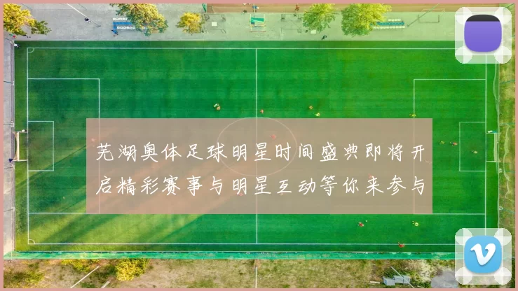 芜湖奥体足球明星时间盛典即将开启精彩赛事与明星互动等你来参与