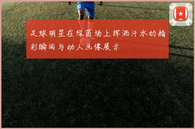 足球明星在绿茵场上挥洒汗水的精彩瞬间与动人画像展示